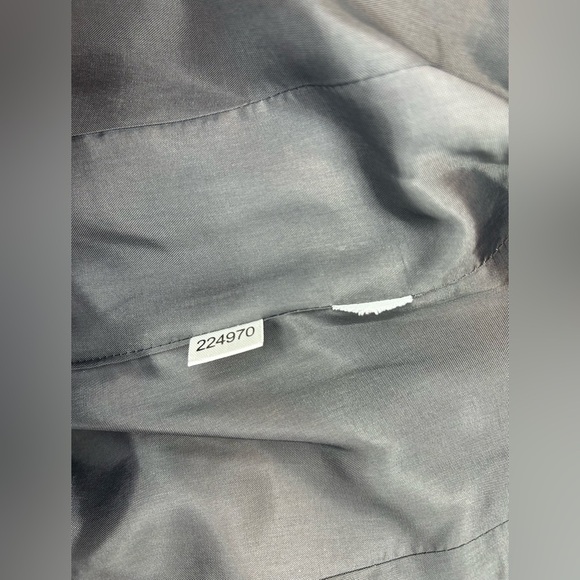 Ann Taylor Tweed Jacket Black White Zip Pocket Size 6 - Picture 8 of 12